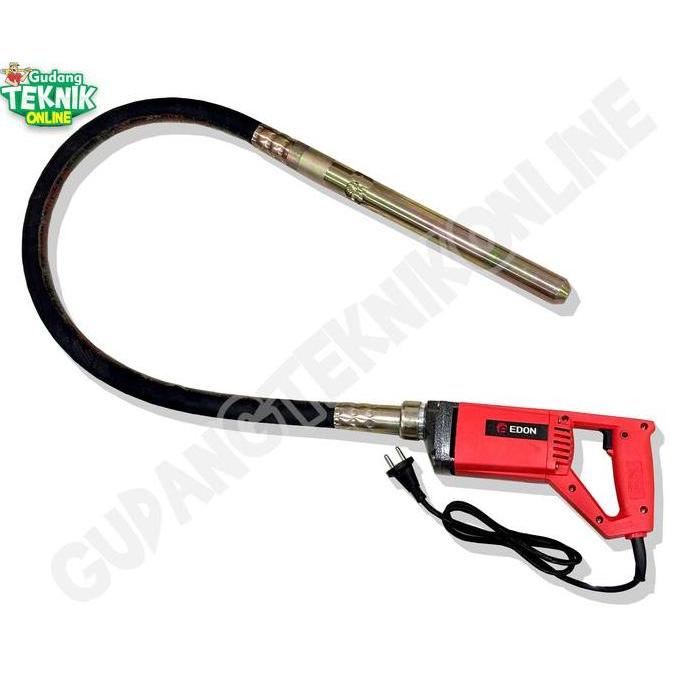 LEONAB HAND VIBRA TOR Pemadat Cor Semen Listrik EDON ED-21-9015 Selang 1.5M 35MM / Mesin Pemadat Ado