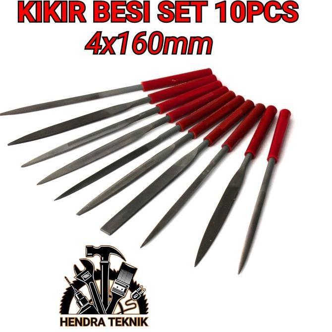 ZORRA8 KIKIR SET BESI 10PCS KIKIR BESI KECIL 10 PCS KIKIR KECIL PATAR 4x160mm