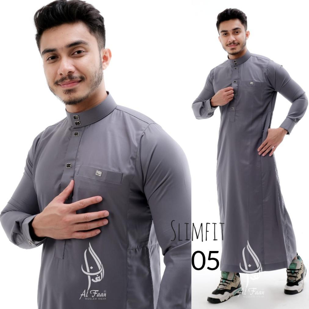 new promo jubah gamis pria dewasa al faan terbaru mewah premium