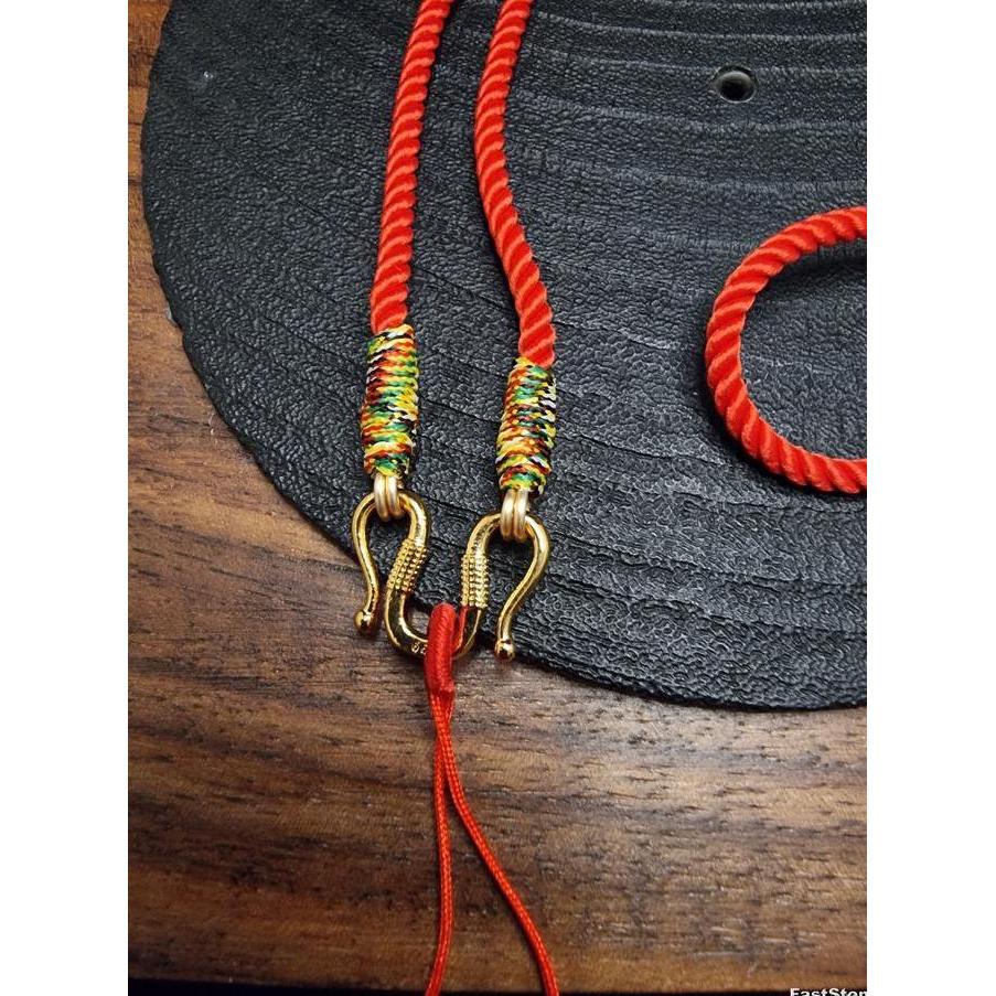 Kalung Tali Rajut Liontin Pendant Amulet High Quality 62cm 3mm J238