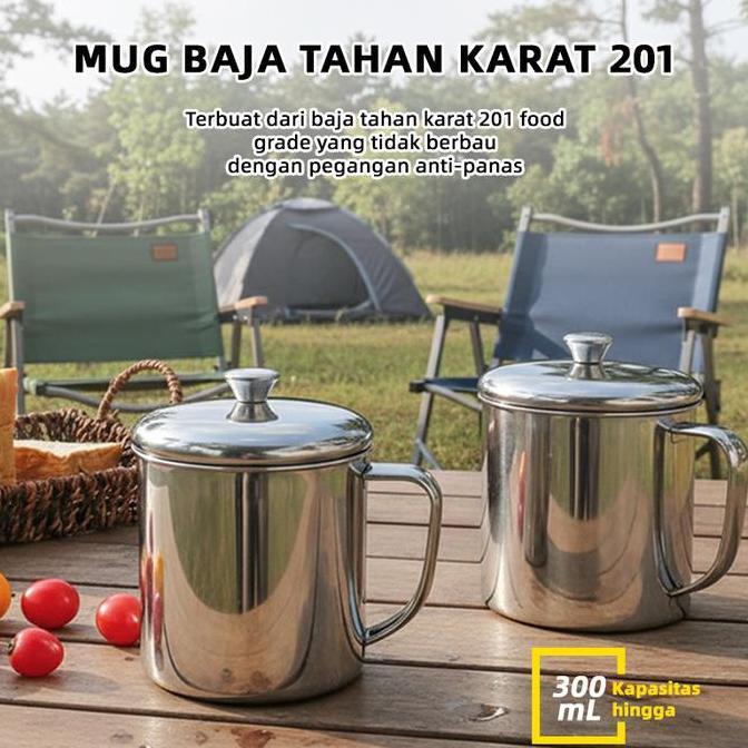 Set Alat Makan Camping / Outdoor Aluminium Lengkap - Tableware Camping