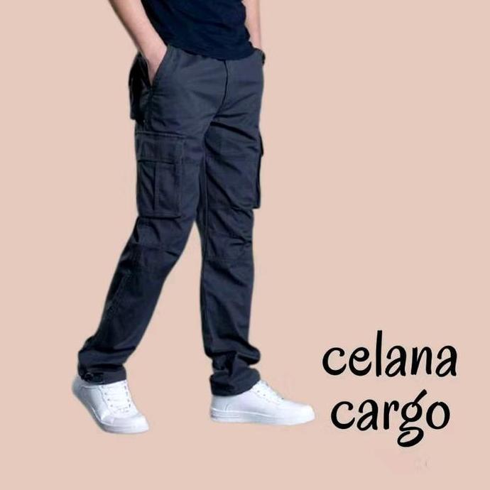 BEST SELLER  Celana Cargo Pria Panjang Cargo Premium Celana Kekinian Celana Berkualitas Kain Nyaman 
