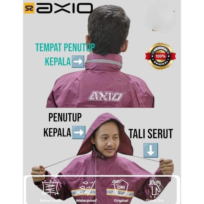 AXIO 882 SIZE 4XL 2.2 Jas Hujan 5XL Big Jumbo Xl Xxxl