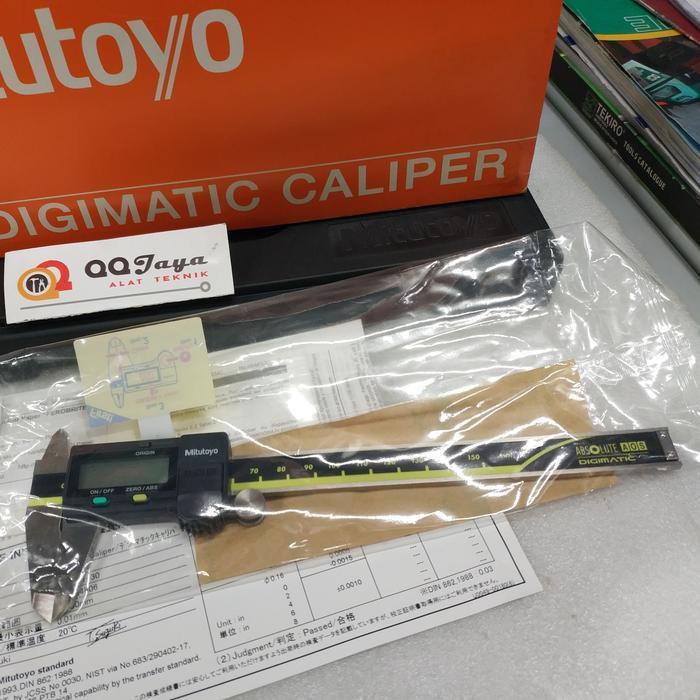 Mitutoyo Digimatic caliper - sigmat digital 6 inchi - original