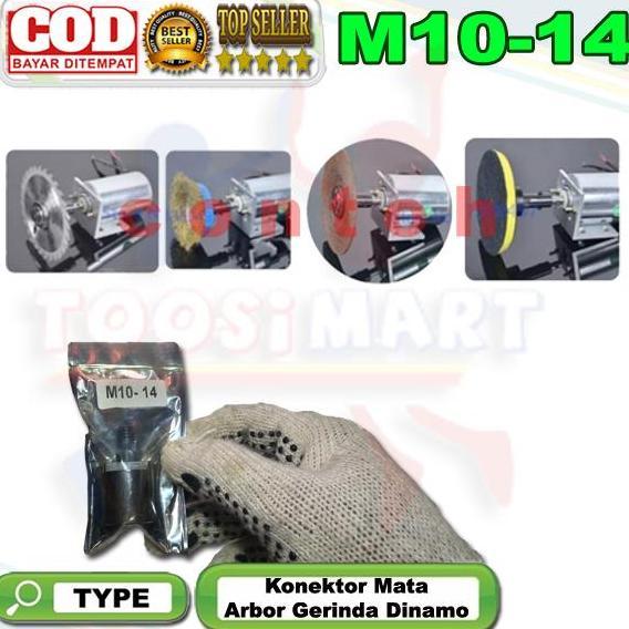 LOGPEF Konektor Dinamo Adaptor Konektor Arbor DINAMO m10-14 Single