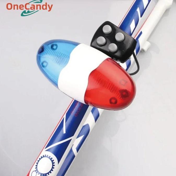 ASTAROL Lampu Led Sepeda Klakson Elektronik Lampu Sepeda Gunung Dengan 6 Sirine Menyala Terang Lampu