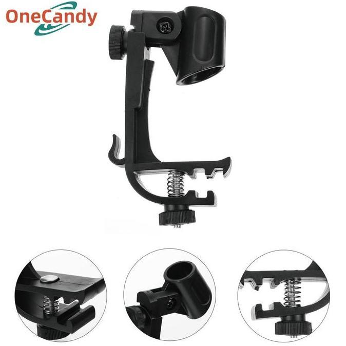 ASTAROL Adjustable Stand Mic Jepit Stand Kendang Stand Mic Drum Stand Holder Microphone Jepit Mic Dr