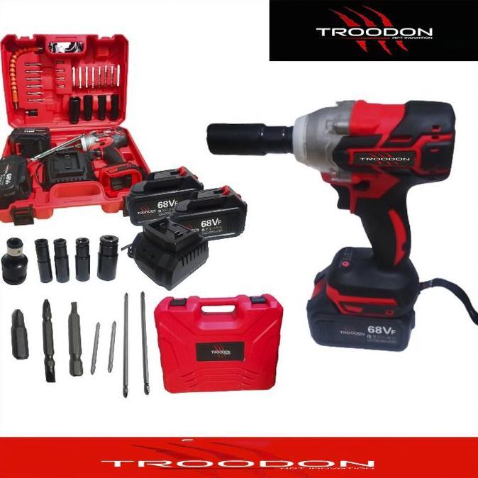 ASTAROL Mesin Bor Cordless 2 Baterai 68V + Aksesories / CORDLESS IMPACT WRENCH BRUSHLESS