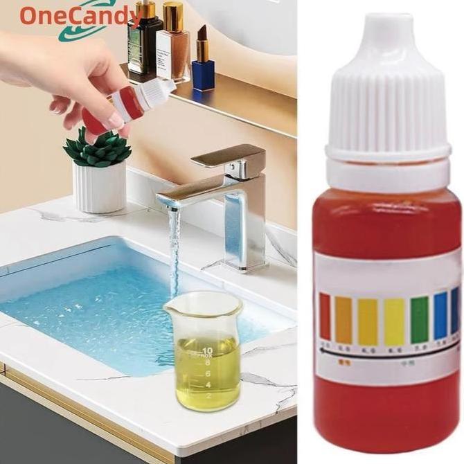 LORASTA 10ml Cairan PH Tester Ph Tetes Air Pengecek PH Air Untuk Tes PH Air Alkali Cek Asam Basa PH 