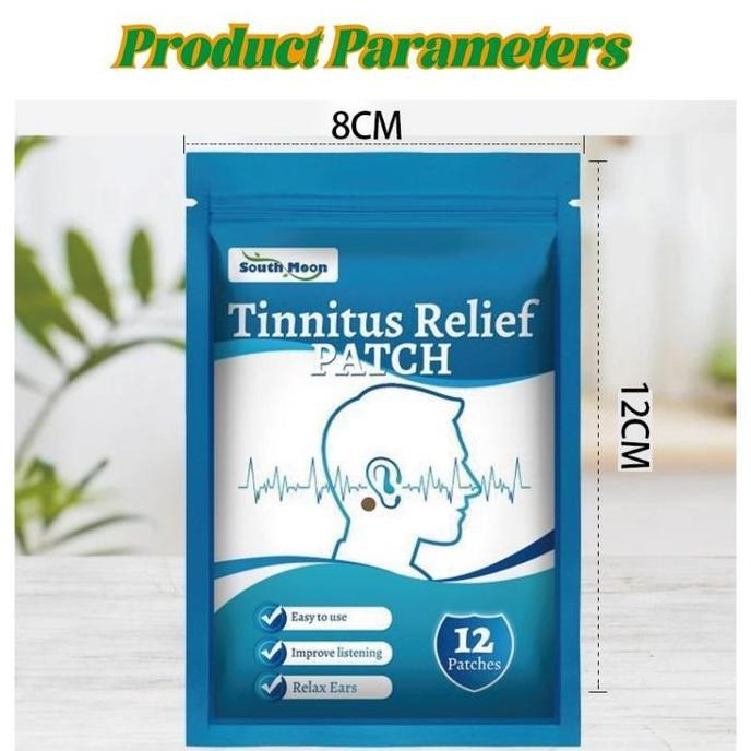 LORASTA isi 12pcs Obat Tinnitus Patch | Koyo Telinga Berdengung | Tinnitus Relief Patch Alat Penghil