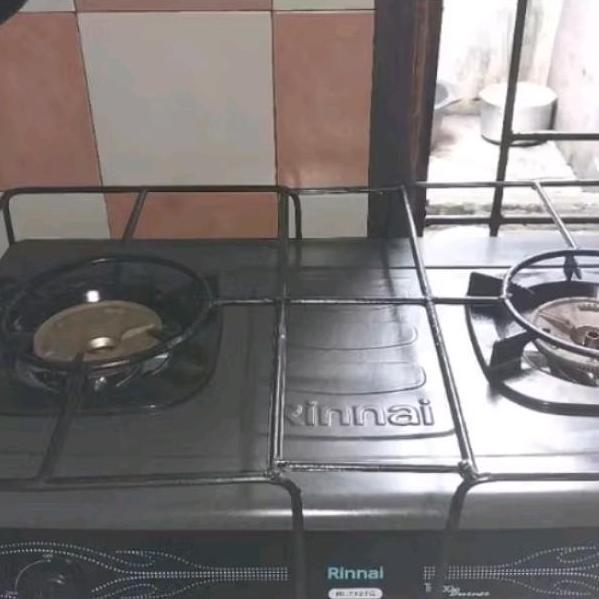 Crestinshop55 - Tangkringan Kompor Rinnai Jumbo 2 Tungku Kerangka
