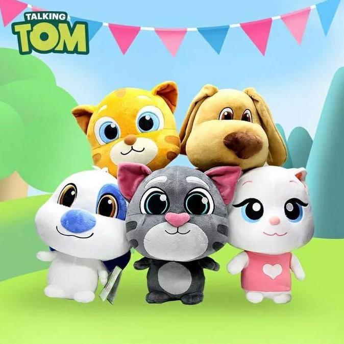 LEVINAMISAHSHOP - BONEKA TALKING TOM CAT KUCING TOM ANGELA BERLABEL SNI DOLLS TOYS