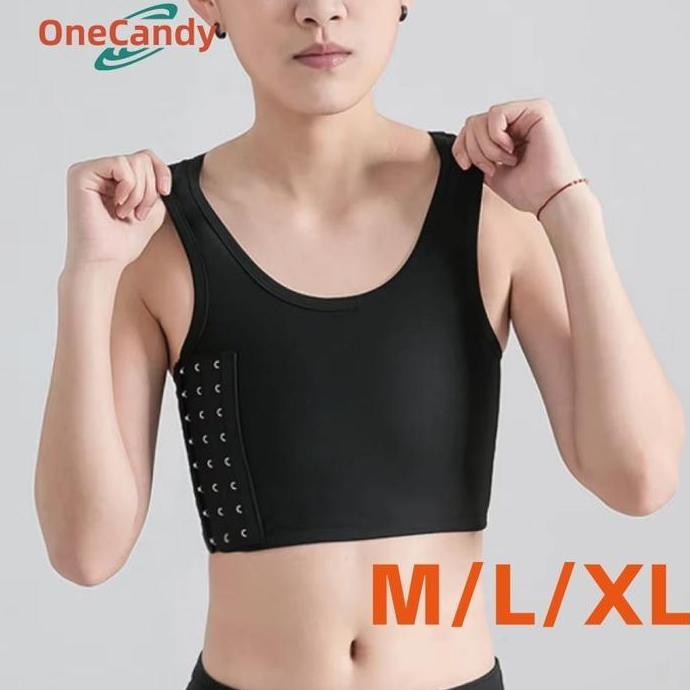AHROKA Breast Binder Perata Dada Cewek Unisex Cosplay Binder Half Import Sport Bra Perata Dada Korse