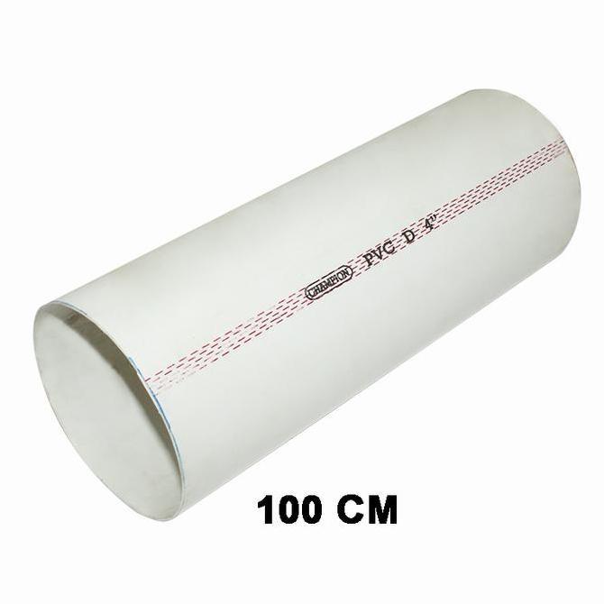 YOGSIXO EELIC PIA-PVC4I PIPA PVC UKURAN 4 INCH 100 CM  PIPA SALURAN AIR DAN COCOK UNTUK KERAJINAN TA
