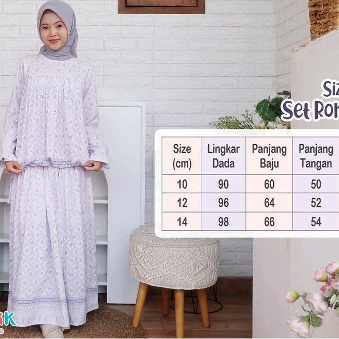 Setelan Anak dan Remaja Set Rok Nura by Cutetrik