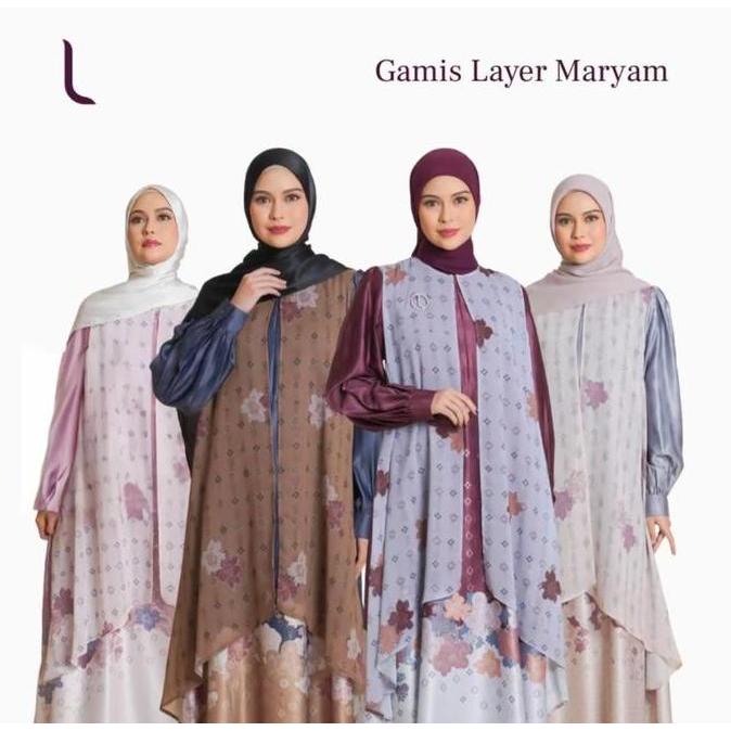 Elzatta Maryam Aqua Foam Sarimbit Keluarga 2026 Baju Lebaran Couple Muslim