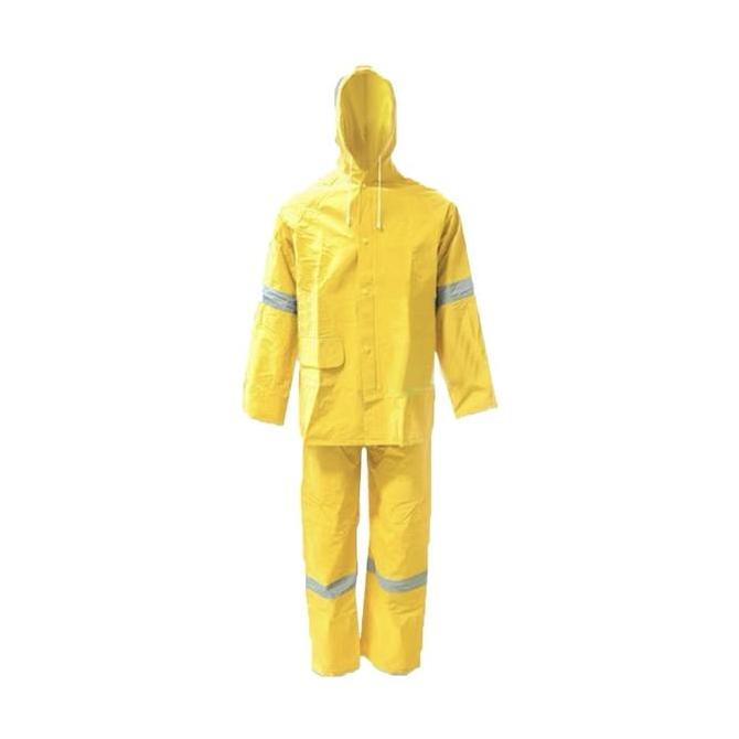 Krisbow Jas Hujan Yellow Pvc / Rainsuit