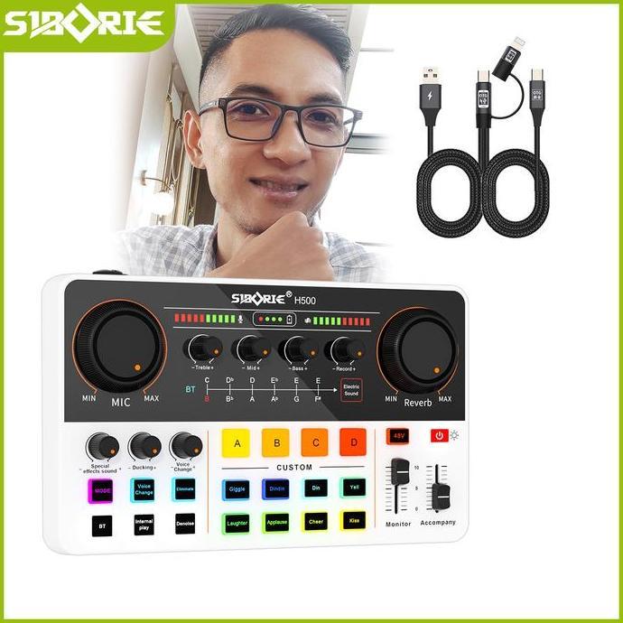 barkisanshop - siborie&gendirahman27 rekomendasi bersama soundcard h500+otg-2in1