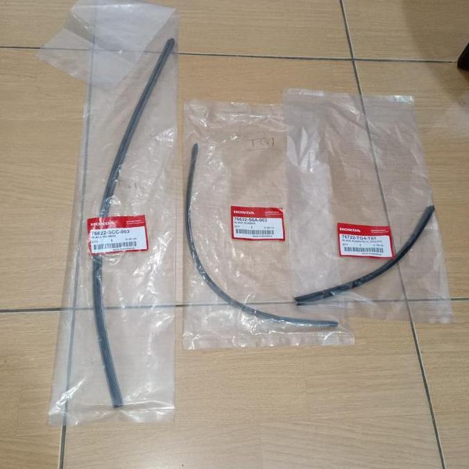 Karet Wiper Set Depan Belakang Brio 2019-2020+ Original
