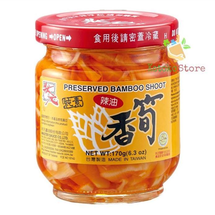 Master Preserved Bamboo Shoot / Master Acar Rebung Taiwan 170gr
