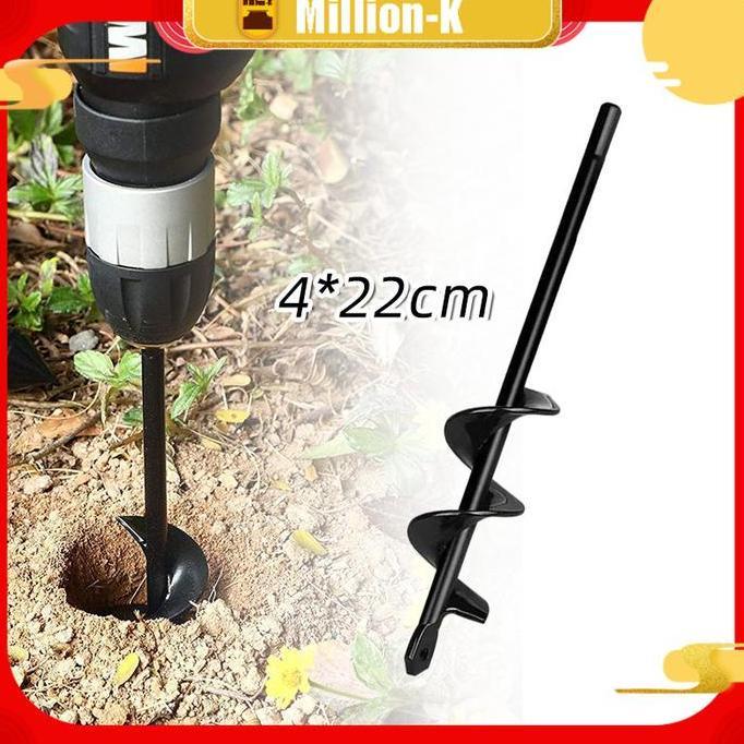 TELENIUM Mata Bor Tanah / Earth Auger Drill Bit / Spiral Garden Auger PROTOK