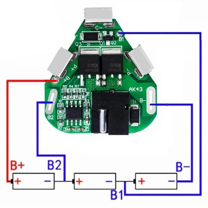 KOLANAME BMS Modul Sparepart Baterai Jld Ryu Modern PROTOK