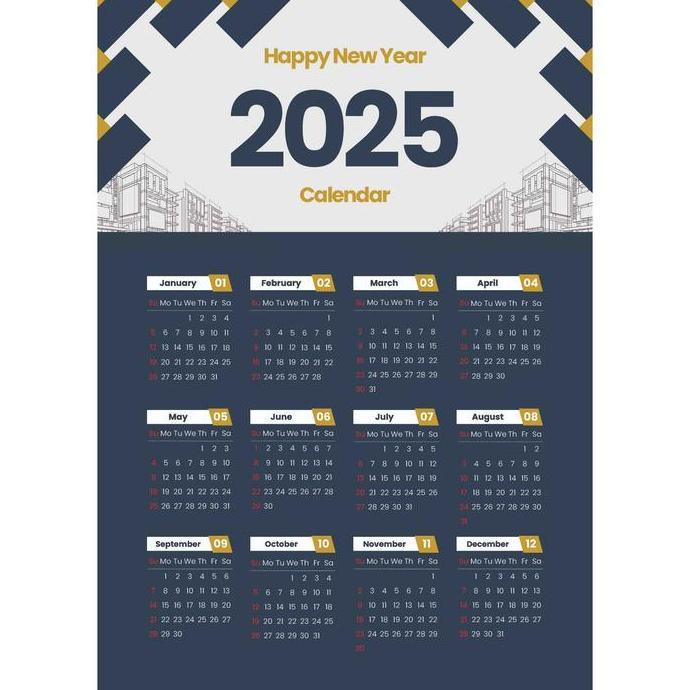 Kalender 2023 Aesthetic, Kalender Dinding 2023, Kalender Custom