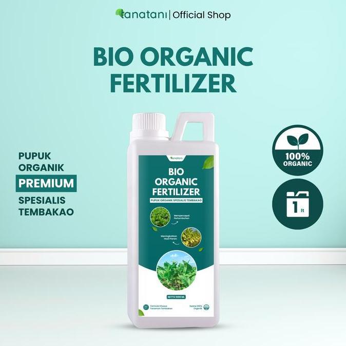 Warungkiwil22 - BIO ORGANIC FERTILIZER - Pupuk Organik Cair Untuk Tanaman Tembako Kemasan 1 Liter
