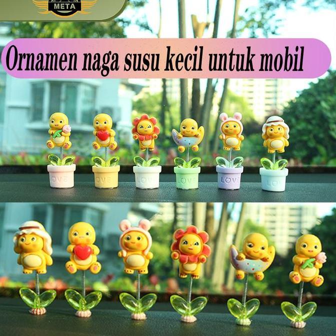 OVMIDEX [Meta] Ornamen naga susu konsol tengah mobil Ornamen naga susu Aksesoris mobil Car Ornamen b