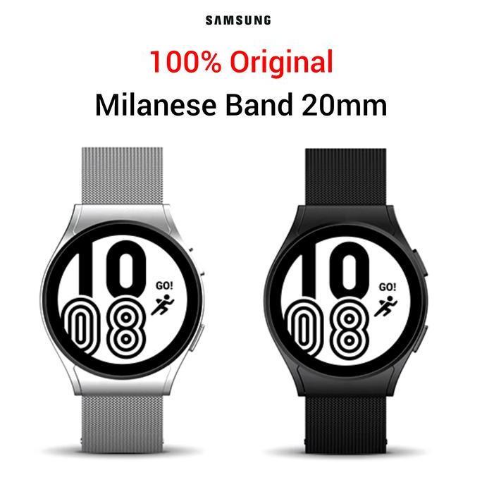 Samsung Galaxy Watch 4 5 6 20mm Original Strap Milanese Rantai Tali