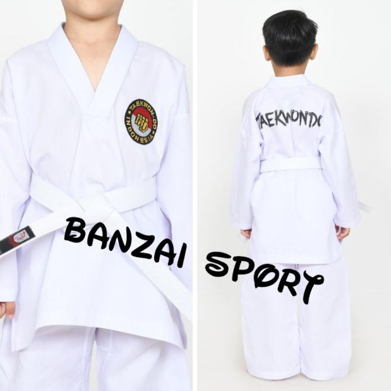 VELINACOLLECT BAJU TAEKWONDO ANAK/DOBOK TAEKWONDO/SERAGAM TAEKWONDO ANAK HEMAT