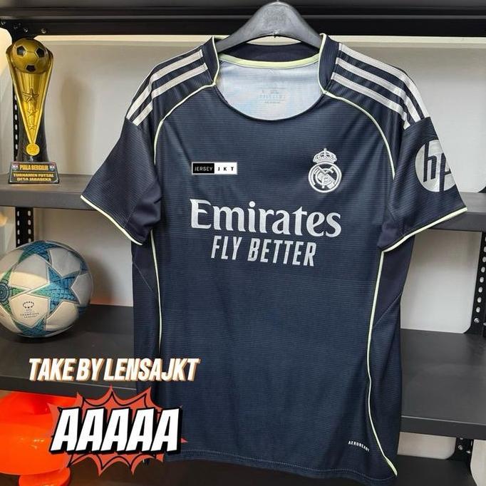 Jersey REAL MADRID AWAY Terbaru 2025/2026