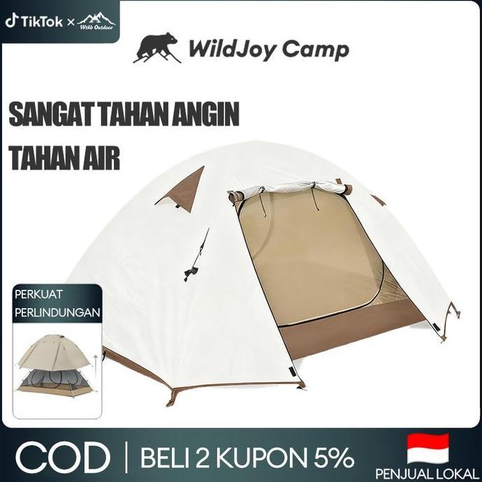 afilama_cord - WildJoy Camp Tenda Camping Dome Double Layer PU 4000mm Waterproof Hiking  Lightweight