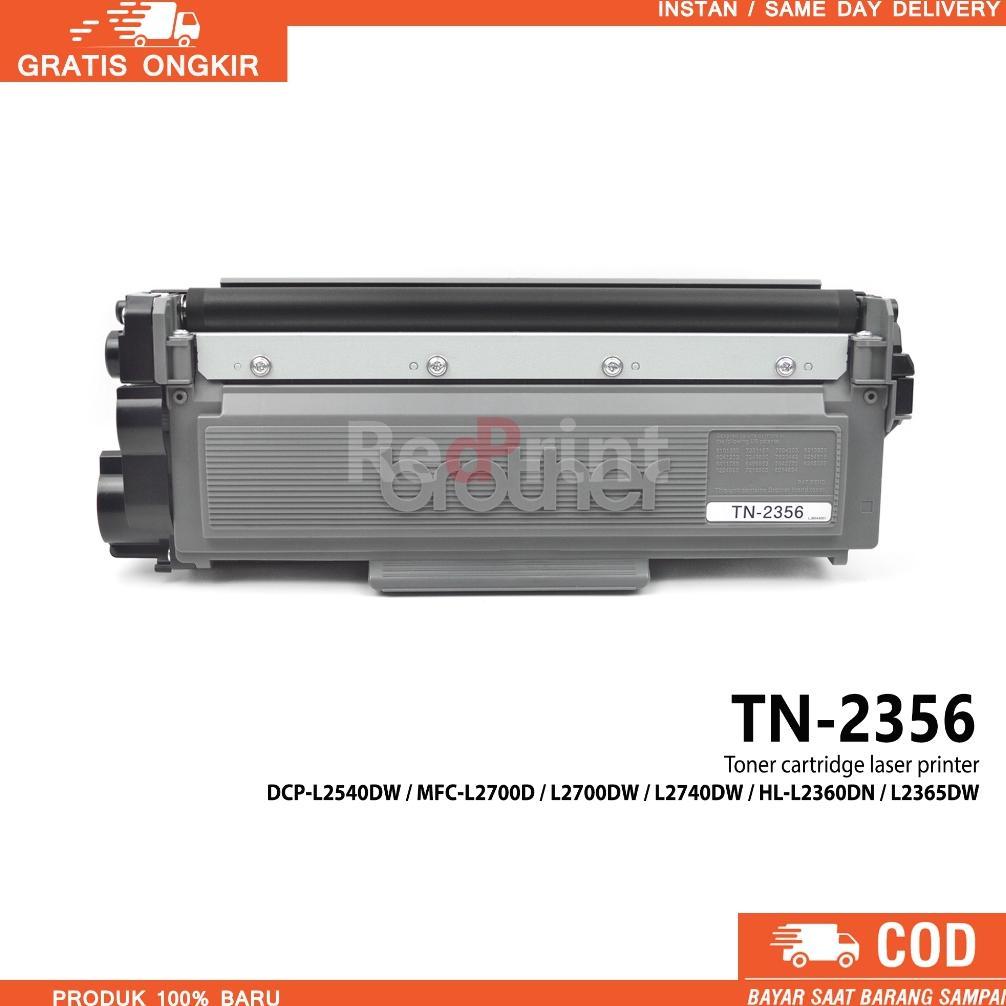 Toner Cartridge TN 2356 untuk printer brother HL-L2360DN, L2365DW, DCP-L2540DW, MFC-L2700D, L2700DW 