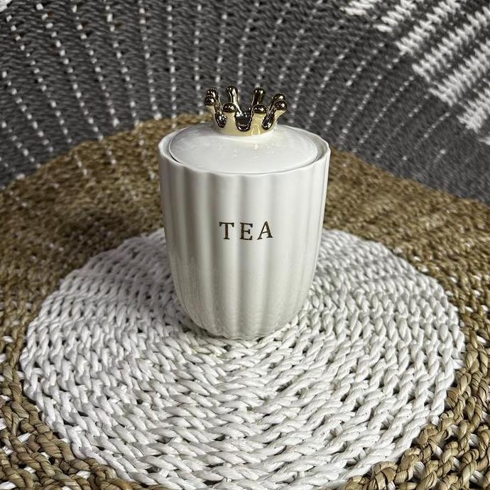 Satuan Islan Wadah Bumbu Keramik Kopi Gula Teh KS