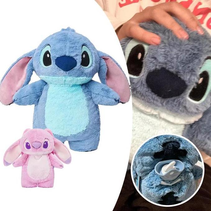 Stitch Bantal penghangat perut haid Kantong penghangat tangan Tipe injeksi air Hot Water Bag IQB