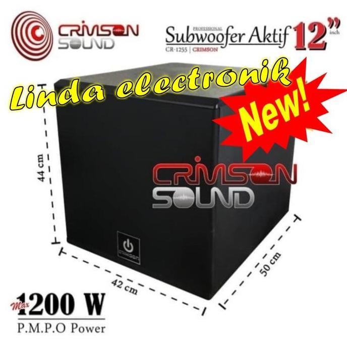 Crimson Cr 1255 Subwoofer Aktif 12In Crimson Cr1255
