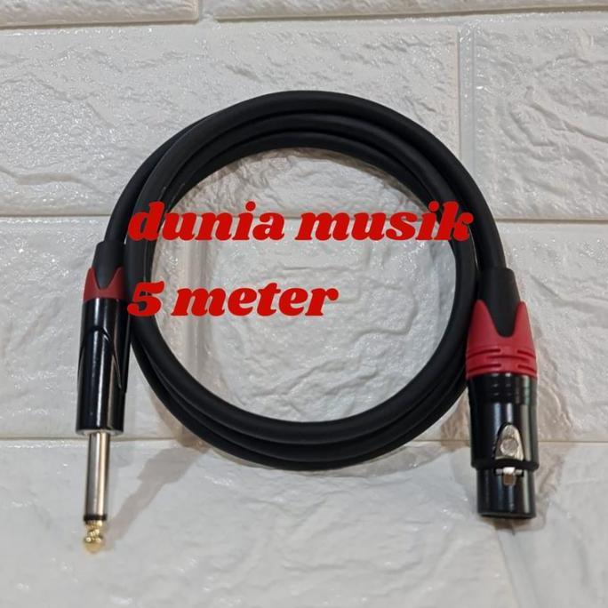 Kabel Jack Canon Female To Akai / Jack Canon Female Ke Akai 6 5Mm