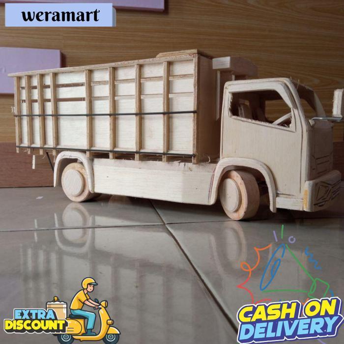 Canter | Miniatur Truk Oleng Model Canter Mentahan
