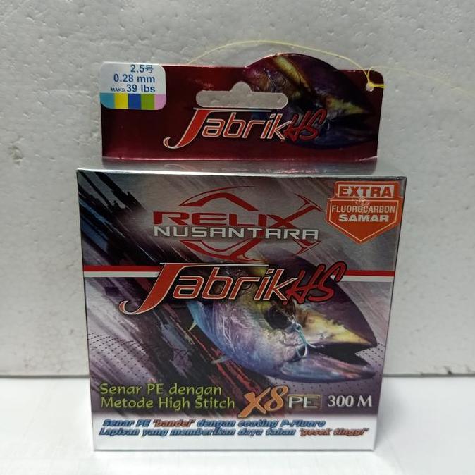 TERMURAH - Senar relix jabrik Hs 2.5 300m