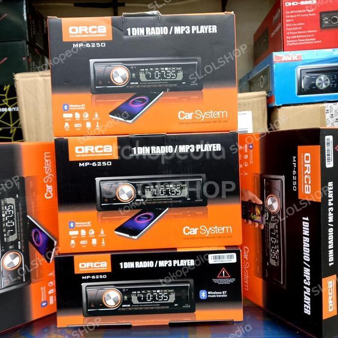 TAPE MOBIL SINGEL DIN HEAD UNIT ORCA / BLUETOOTH USB FM RADIO BAGUS