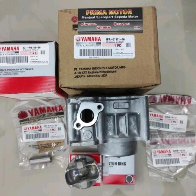 TERBARU - BLOK CYLINDER VIXION VIXION NEW R15 BLOK VIXION NEW R15 SET ORI YAMAHA