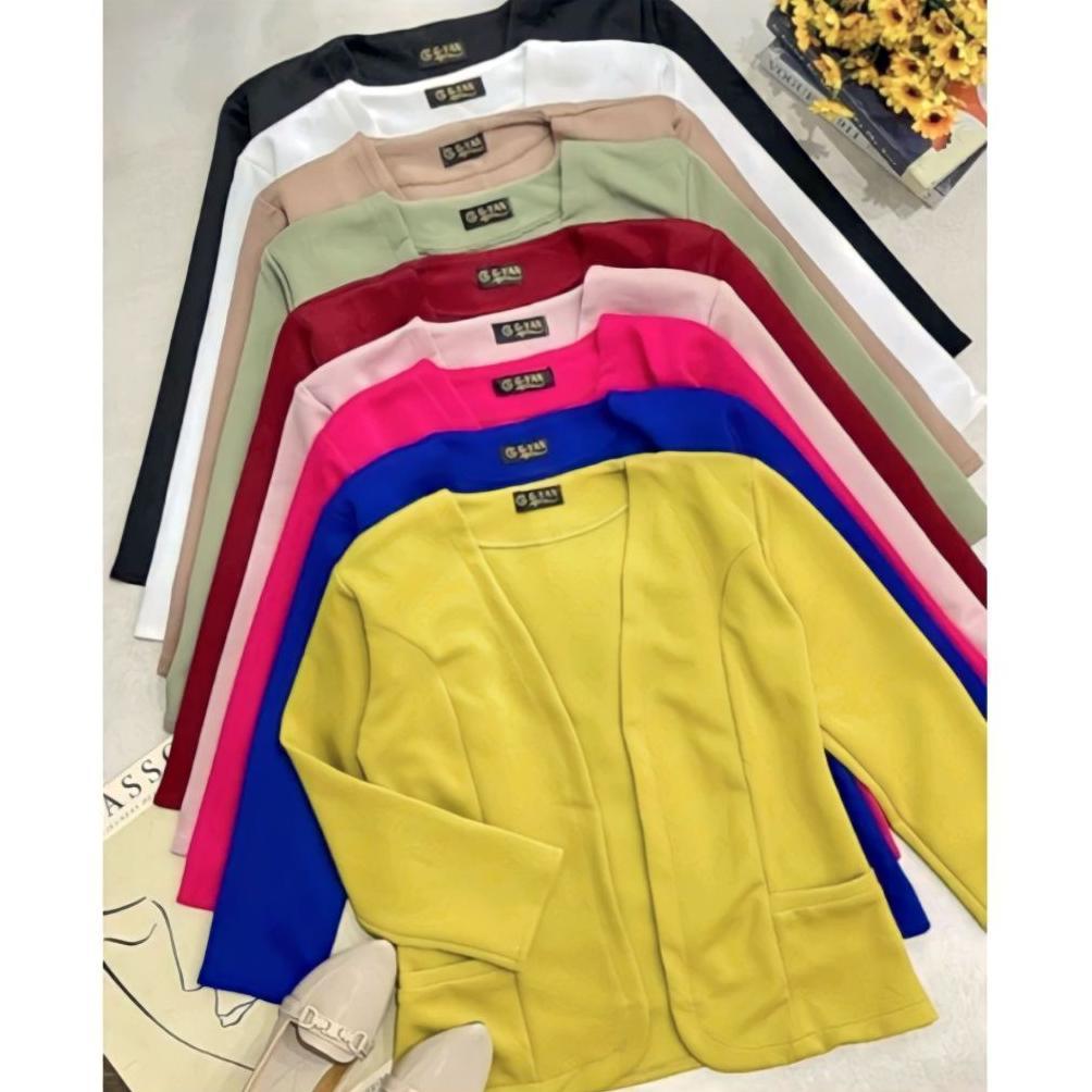 Free Ongkir One Set Blazer Scuba / Setelan Blazer Cutbray / Setelan Wanita