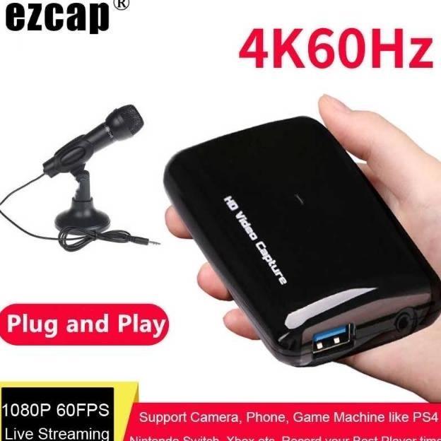 TERMURAH - EZCAP 301 Game capture Live Video Streaming Grabber Box HD60 HDMI USB