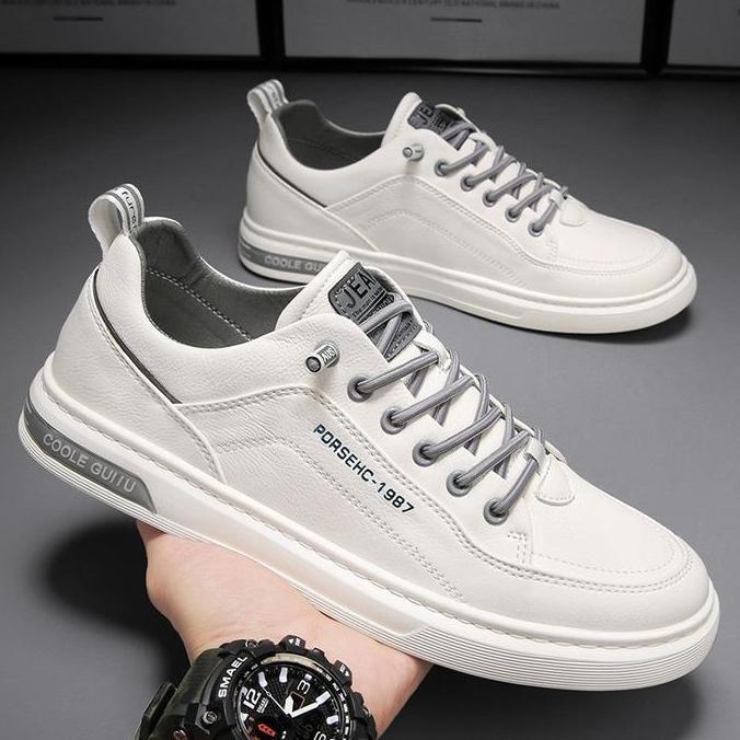 Sneakers sport fashion casual pria Sepatu casual putih pria korea sport cowok kekinian olahraga pria