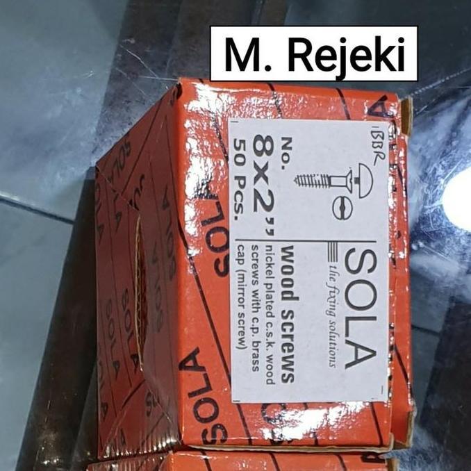 NEW skrup sola 2 inch baut kaca sola sekrup kaca (sekrup sola 2 inch)