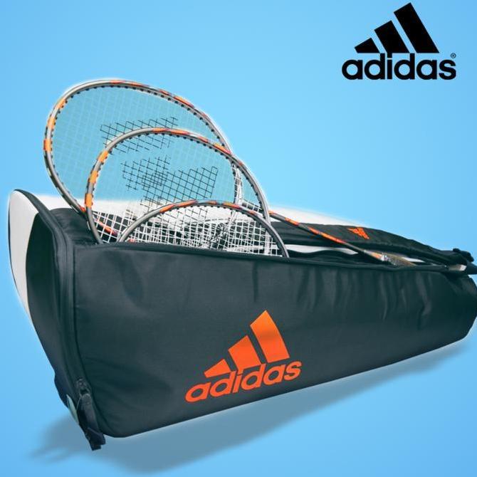Tas Raket Badminton Bulutangkis / Tenis Adidas Vs3.1 6 Racket Bag Grey