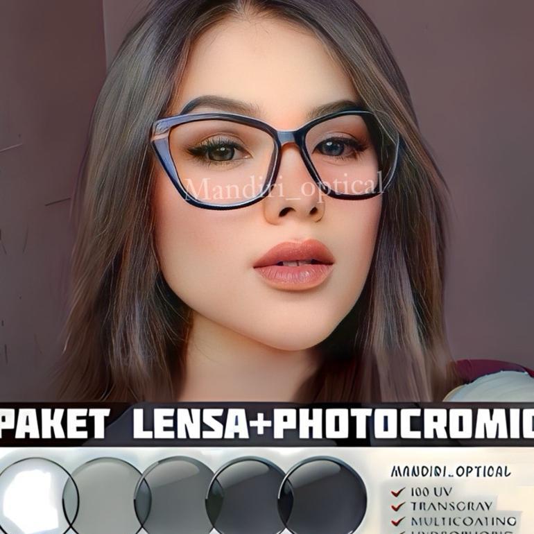 NEW (COD) FRAME CAT EYE PREMIUM | KACAMATA MINUS | KACAMATA ANTI RADIASI | KACAMATA PHOTOCROMIC | KA