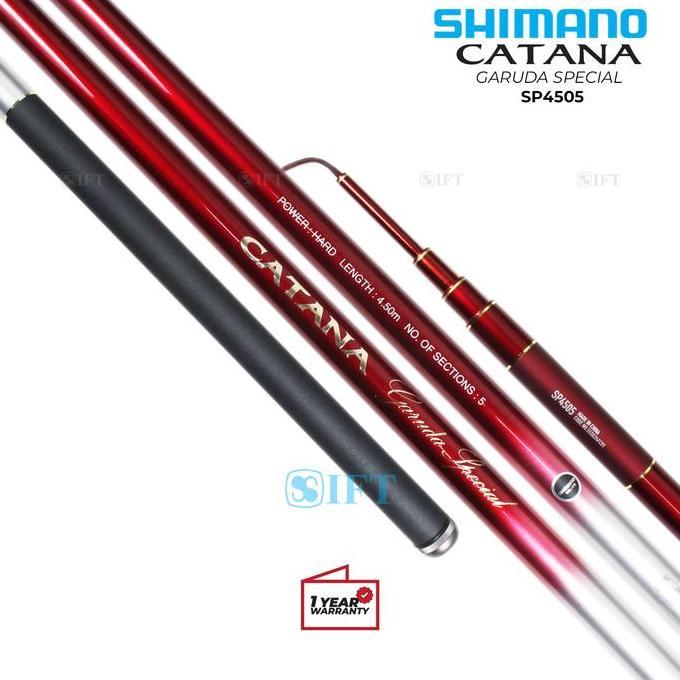 BEBAS ONGKIR - Joran SHIMANO CATANA GARUDA SPECIAL 450 540 630 | GS Tegek Zoom Carbon | Sungai Danau