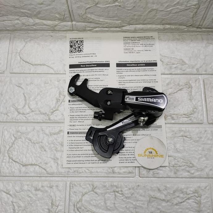 RD 5 6 7 Speed SHIMANO TOURNEY TY21B Rear Derailleur Medium Jepit Catok As Belakang Sepeda MTB Feder